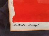 Lot #26 
1973 Framed Art.  original artists proof robert sills