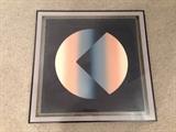 Lot #10 
Nicely framed under glass Lithograph 1982 numbered #7/100 "Light Force 5"
