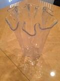 Lot #9
Hand made Glass vase in unique pattern