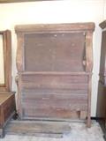 Empire Revival High Back Bed (Needs refinish)
