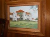 Painting of Lincoln County Original Courthouse