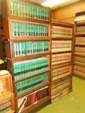 4 stack and 6 Stack Oak Barrister Bookcase & Bases