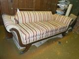 Duncan Phyfe Striped silk Sofa ca. 1940's