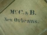 McCracken attributed signature on wood part Dresser