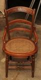 VICTORIAN CANE SEAT CHAIR