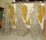 Christmas angels outdoor decor.