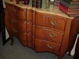 Marble top French Chest