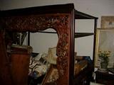 Carved Chinese Bed