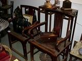 Pair Chinese Chairs
