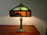 Art Glass Panel Lamp