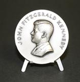 John F. Kennedy sterling medallion.