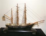 Hand crafted ship model.