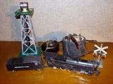 American Flyer train with accessories