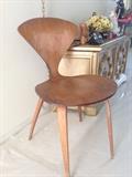 norman cherner mid century chair