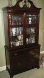 Mahogany China  cabinet nice