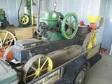 1921-22  1 1/2 hp  HERCULES  hit & miss  with bur mill and cart,