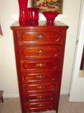 DAVIS CABINET 7 DRAWER LINGERIE CHEST CHERRY