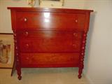 CLYDE EARLS  CHERRY CHEST ALSO HAVE MATCHING DRESSER