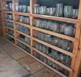 Plenty of glasses from hotels and tourist spots