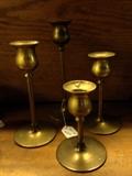 BRASS CANDLESTICK HOLDERS