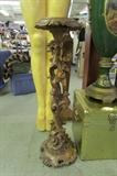 CARVED CHERUBS PEDESTAL