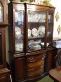 Mahogany china cabinet