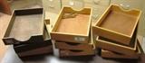 Wood File Boxes