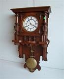 C/1890's Vienna Regulator in ornate Walnut case