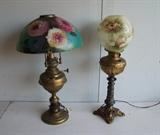 Part of a Lg Antique Lamp Collection