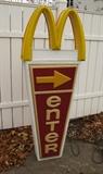 70s McDonald Light-up Driveway Entrance Sign
