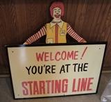 1st McDonalds Drive-thru Sign (1 of 2)
