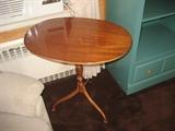 Oval Pedestal Table