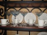 Lenox Tea Cups & Fostoria Stemware