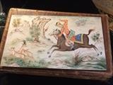 PERSIAN MINIATURE ON CAMEL BONE