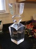 Large Lucite decanter 