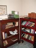 (on left) Globe Wernicke 1920's Bookcase (there are more than one of these throughout the home). 
