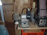 Belt/Disc Sander And Bench Grinder 	 

Duracraft Belt/Disc sander Model S6436. Sears Craftman Bench Grinder Model 397.19340. Hirsch work station 24X18X30. Portable electric radiator. 	

http://auctionnearyou.maxsold.com/view-auctions/catalog/id/378/lot/41077/?url=%2Fview-auctions%2Fcatalog%2Fid%2F378%2F%3Fpage%3D2%26items%3D100
