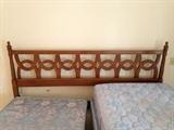 King sized headboard - 79"w - in very good condition and very mid-century in styling.