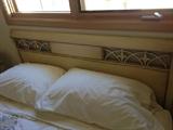 Close up of Thomasville headboard.