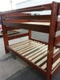 Full Size Bunk Beds NEW no wear at all 300.00 solid wood great space saver