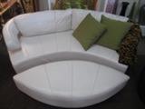 Couture International showroom sofa and ottoman this is awesome!!! retails for 4,800 never been used we have it for 2,700.00
