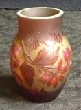 Signed Galle vase, small chip