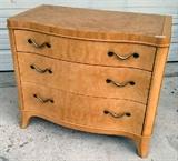 Birdseye maple lowboy chest, Thomasville furniture company