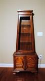 Vintage Curio Lighted display cabinet
