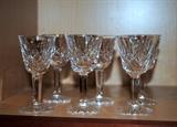 Set of 6 Waterford Lismore Stemmed Cordial Glasses
