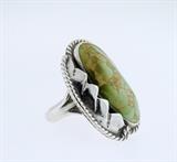 Fine Vintage Pawn Silver & Turquoise Ring
