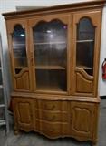China hutch, 72" x 47" x 14".