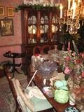 American Drew dinning table 6 chairs and China Cabinet sold separate with right to regroup with increase in bid.