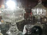 Wedding dishes and compotes.