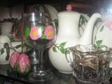 Franciscan Desert Rose Dishes & Glasses